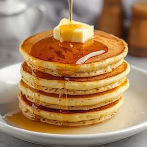 Flannel Cakes, with Syrup