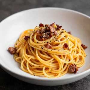 Half Spaghetti Carbonara