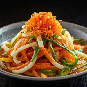 Daikon and carrot salad