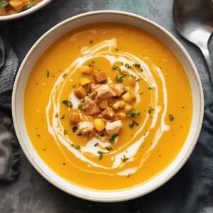 Minced Chicken & Corn Soup