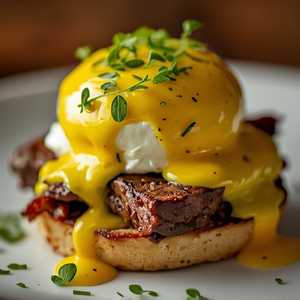 Braised Beef Brisket Benedict