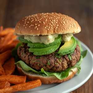 VEGETARIAN GARDEN BURGER