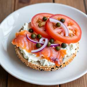 Classic NY Smoked Salmon Plate