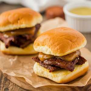 Two Short Rib Sliders