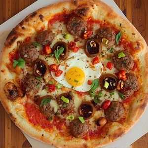 Grass-Fed Bison Sausage Pizza