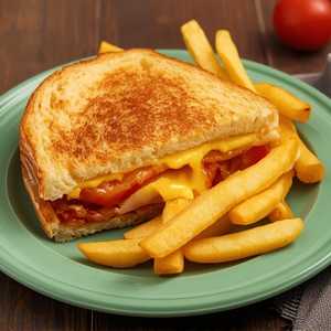 Grilled Cheese n' Maggie's Plain Fries