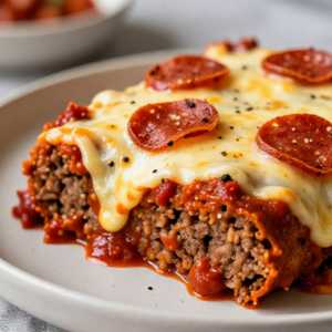 Meatloaf Pepperoni Parmigiana