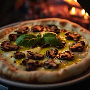 Truffle Mushroom Bianca Pizza