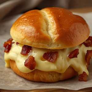 Bacon Cheese Mantou
