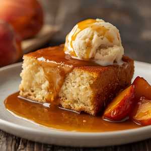 BOURBON PEACH POUND CAKE