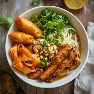 B2 - Bún Thịt Nướng/Gà Nướng Chả Giò