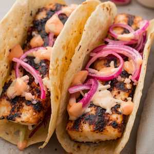 Grilled Halibut Tacos