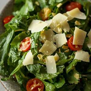Field Greens with Parmesan Vinaigrette