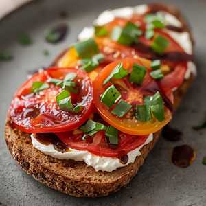Texas Heirloom Tomato Tartine