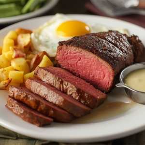 8OZ SIRLOIN STEAK & EGGS