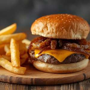 Cheeseburger & Fries