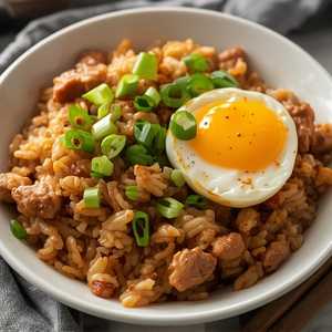 Pork Fried Rice (W/ Soy Sauce)