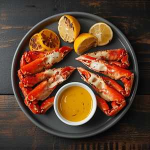 Broiled Alaskan King Crab (Per Pound)