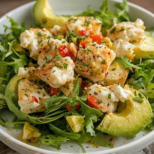 Ensalada Con Cangrejo