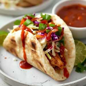 CHICKEN NAAN TACO