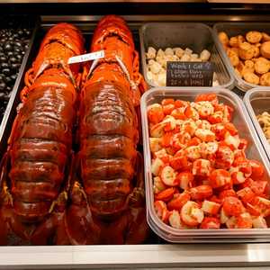 Lobster Tails and Salad