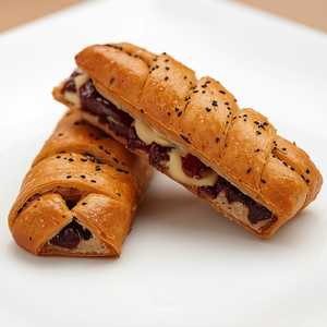 Black Sesame Almond Cherry Braid
