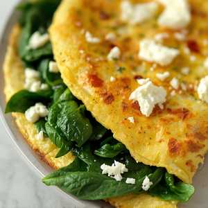Spinach & Feta Omelette