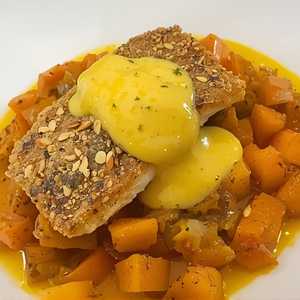 Almond Crusted Sea Bream