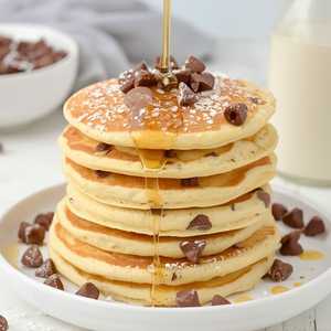 Shorty Stack of Chocolate Chip Flatcakes