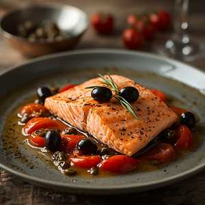 Salmone alla Livornese