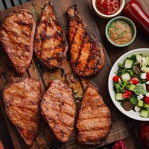 6 Oz Top Sirloin And Chicken Family Pack Large