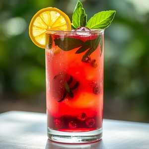 Basil Lemonberry Cooler