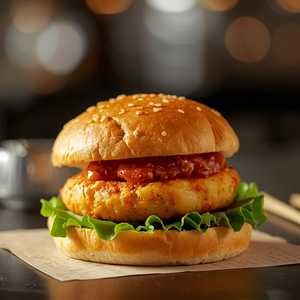 Veggie Burger Wada Pao
