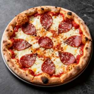 Pizza con Salame