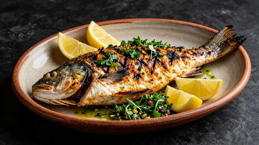 Wood-Grilled Branzino