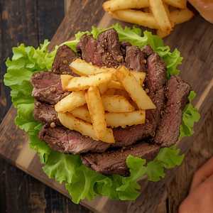 Pan Con Bistec Empanizado