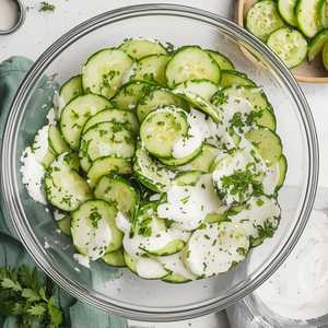 Family Cucumber Ranch Salad