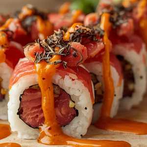 Tuna Poke Roll