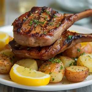 Lamb Chops Oreganato