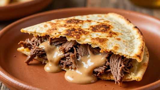 Beef Barbacoa Quesadilla