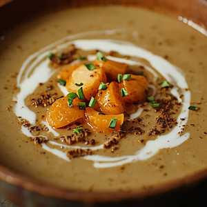 Celery Root & Chestnut Soup