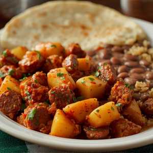 Chorizo & Potato with 1 Flour Tortilla
