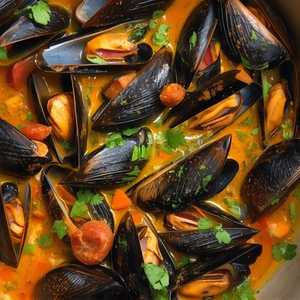 Thai Curry Mussels