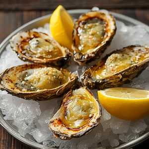 Wood Grilled Oysters