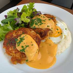 Salmon Cake Combo