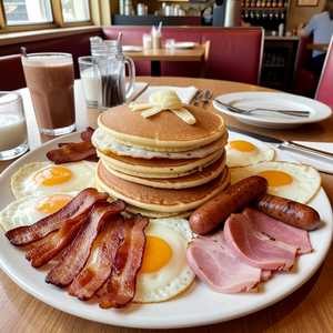 Loaded Times Square Breakfast