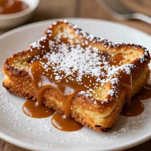 Pain Perdu au Caramel Beurre Salé