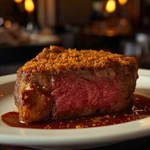 Porcini-Rubbed Bone-In Ribeye