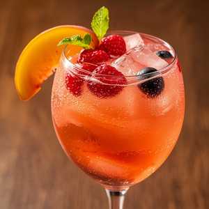 Peach Berry Spritz