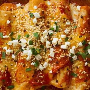Enchiladas De Mole (QUESO)